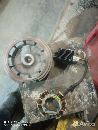 Моховик с катушкой