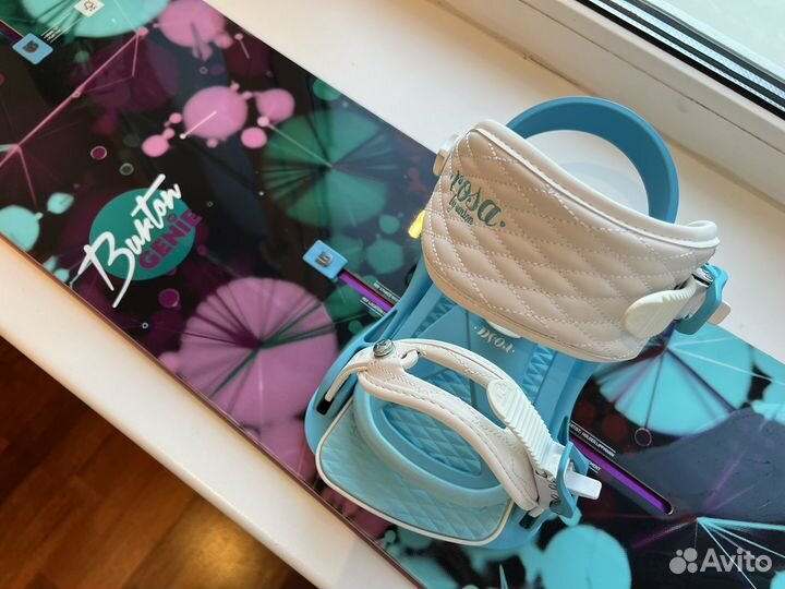 Сноуборд Burton Genie 147 + крепления Union Rosa