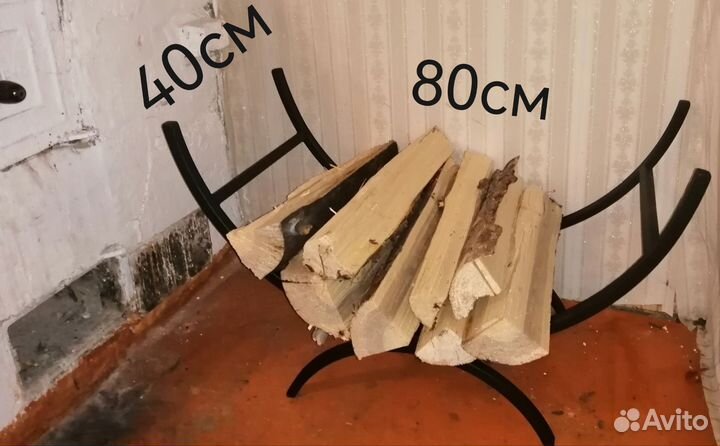 Дровница для бани камина