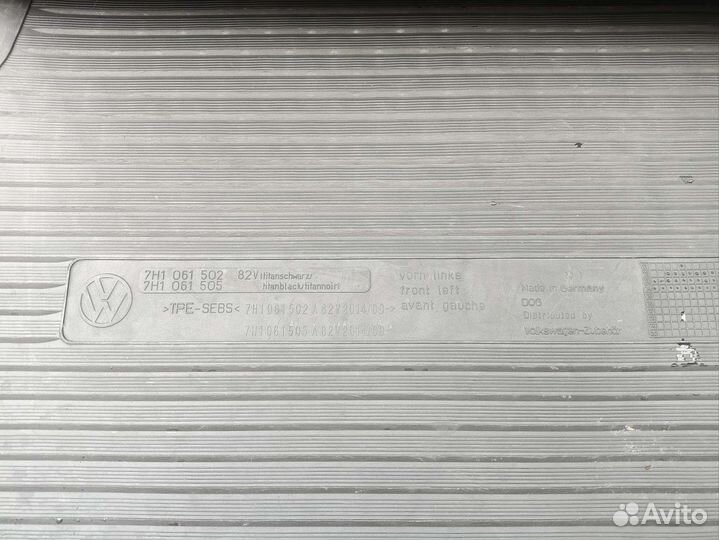 Резиновые коврики Volkswagen caravella