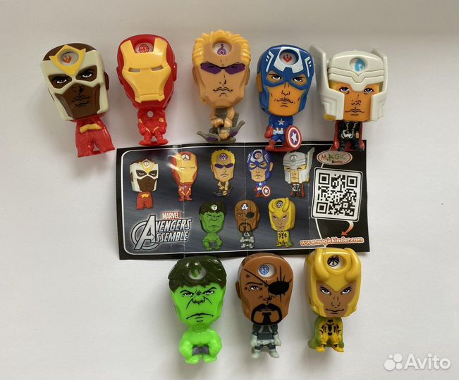 Игрушки из киндер сюрприза пакетом