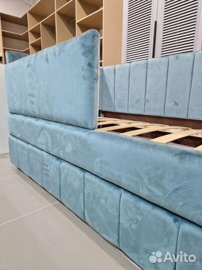 Детская кровать мягкая с бортиком