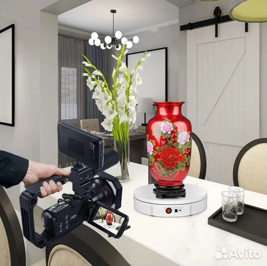 Вращающаяся платформа с пультом 22 см до 50 кг