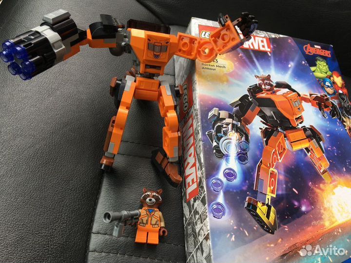 Lego Marvel Super Heroes 76243 Реактивный Енот Рак