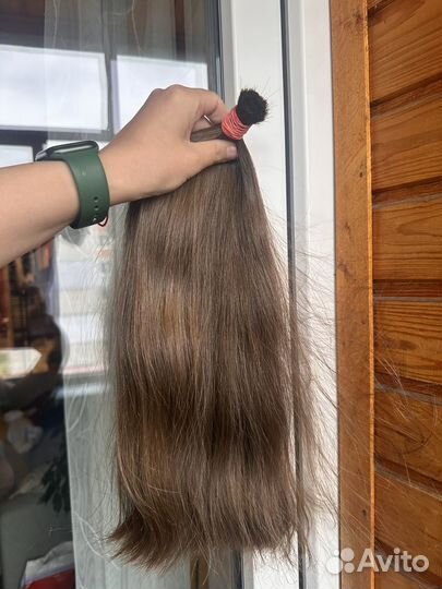 44см,76гр Донорский срез волос натуральные