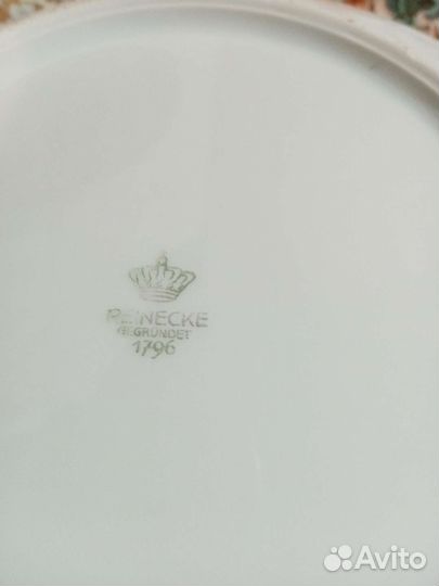 Кобальт.Тарелки.Мадонна.Германия.Чехия