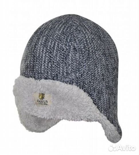 Шерстяная шапка-ушанка Janus