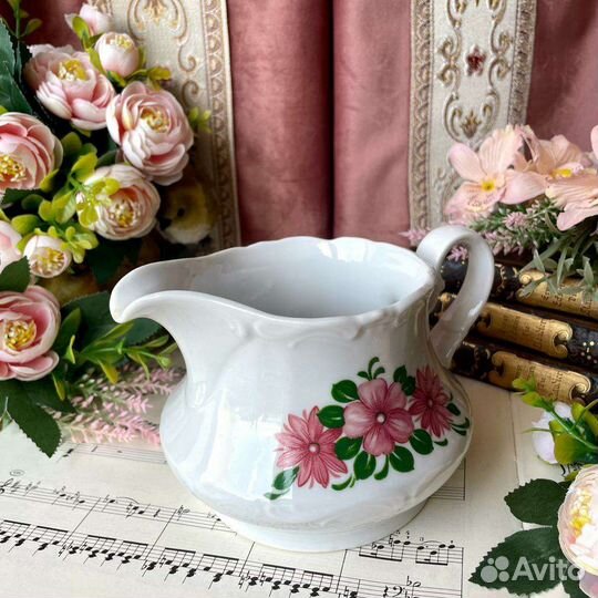 Соусник, молочник Винтаж Фарфор