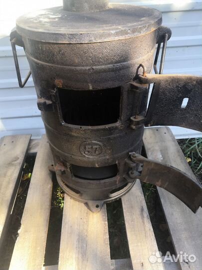 Печь буржуйка чугунная