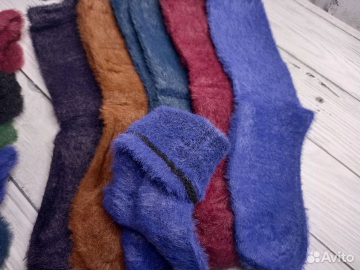 Носки из шерсти норки тёплые