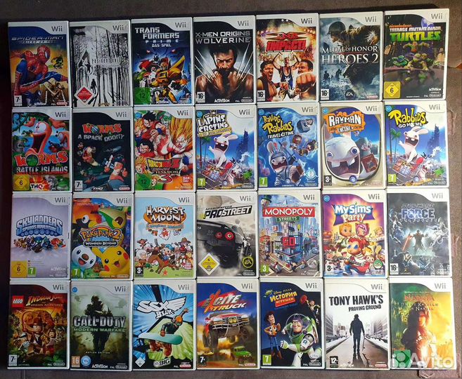 Лицензионные диски на nintendo wii