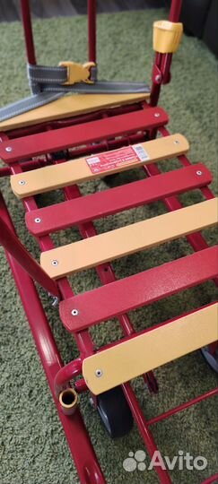 Санки на больших колесах