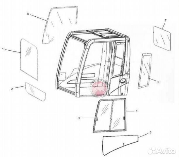 Стекло 71U6-20243