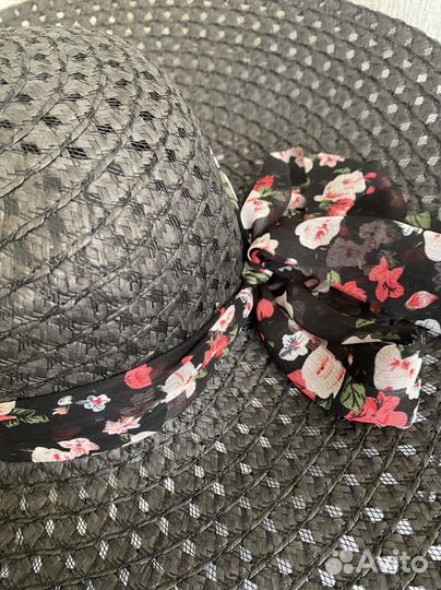 Стильная шляпа женская соломенная новая