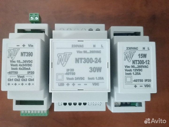 Источник питания 12В, 24В, USB-RS485, USB-RS232