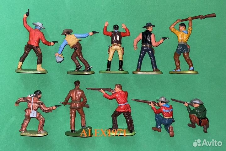 Elastolin Hausser, ковбои,солдатики,фигурки