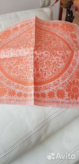 Салфетки и полотенца льняные глянцевые СССР