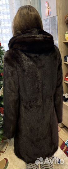 Натуральная норковая шуба