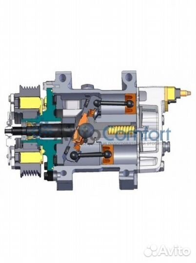 Компрессор 7H15, 24V, A2, JE (вертикальные выходы)