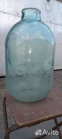 Бутыль 10 литров СССР для домащнего вина, сока, др