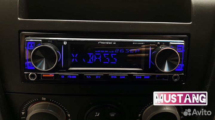 Магнитола pioneer.gb 4x60 с bluetooth