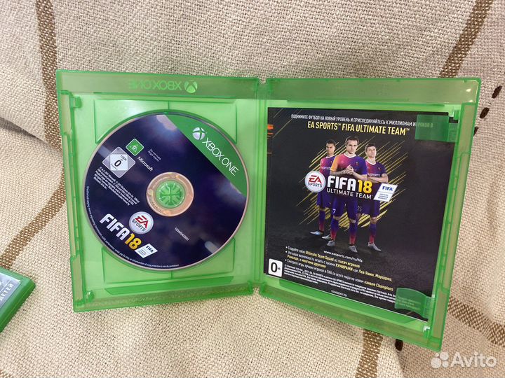 Xbox One диск FIFA 18