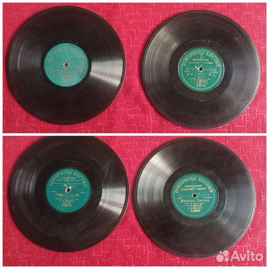 Zonophone record пластинки для патефона