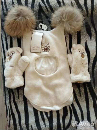 Шапка шлем 3-4 года