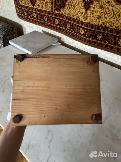 Хьюмидор для сигар антикварный, дерево