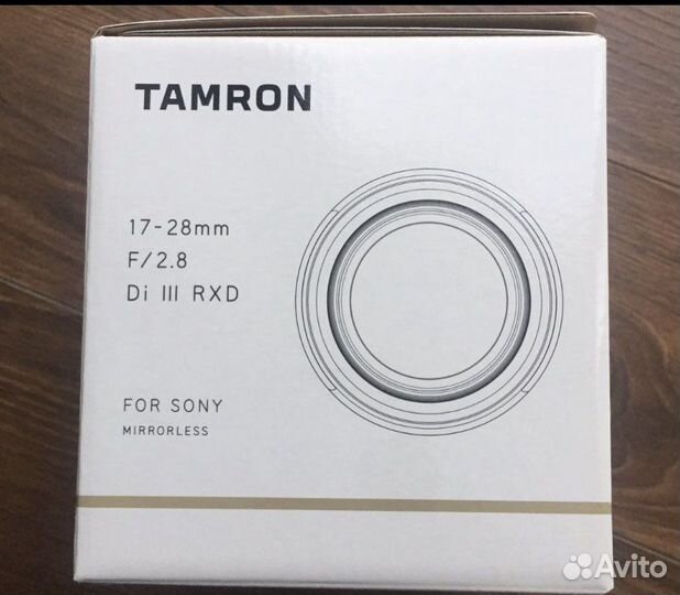 Tamron 17-28 f2.8 Di III RXD Sony E, новый