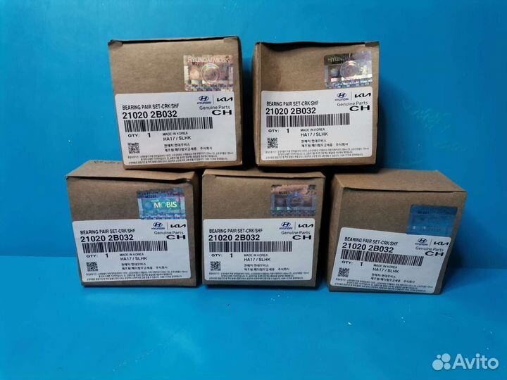 Вкладыши для G4FC, FA, FD 23062B012 210202B020