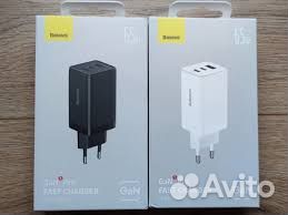 Зарядное Baseus GaN3 Pro Fast Charger 2C+U 65W