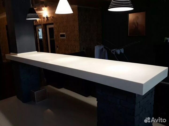 Барная стойка из искусственного камня из акрила