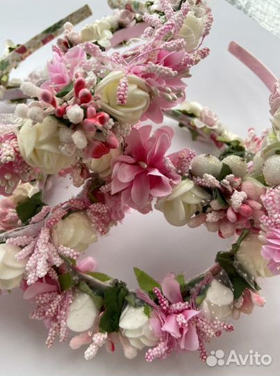 Венок на голову из цветов