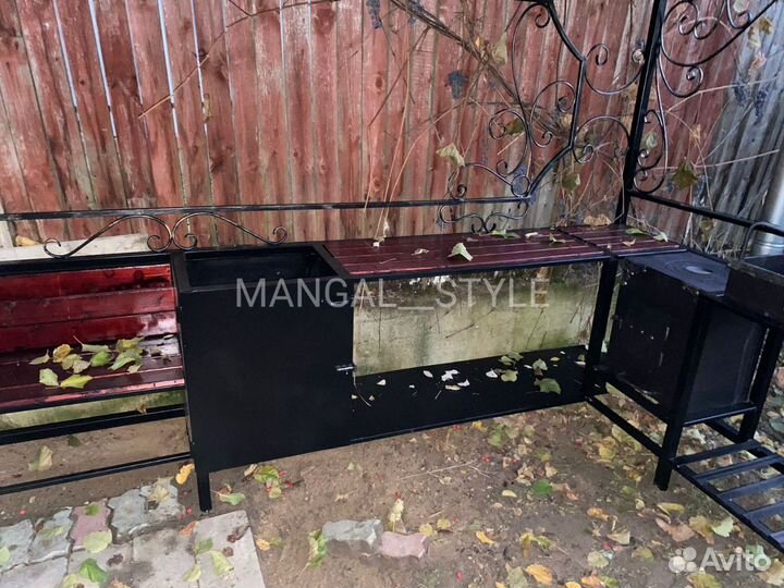 Мангал с крышей