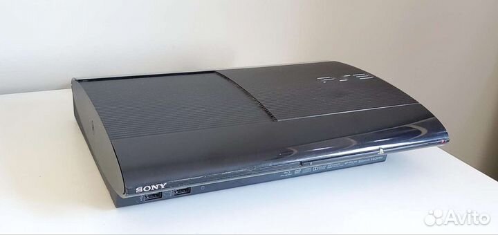 PS3 superslim 500гб + 50 игр