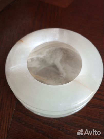 Пепельница цветное стекло чешское