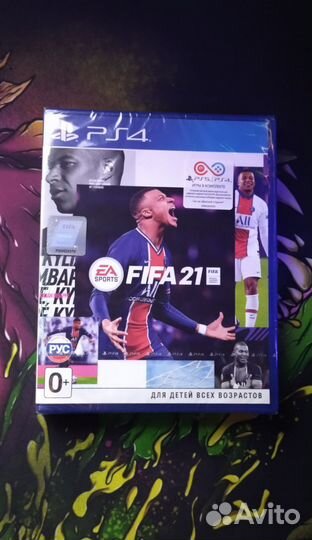 Новый диск FIFA 21 PS4