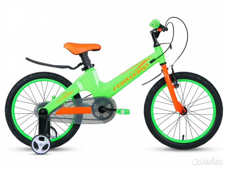 Велосипед детский Forward Cosmo 16 2.0 (2021) зеле