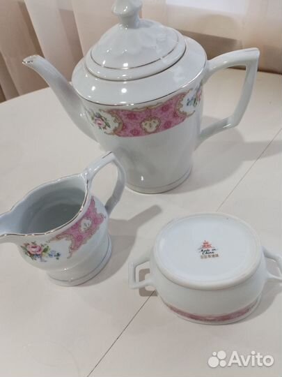 Чайный сервиз старый Китай на 6 персон