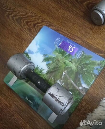 Гантели 4.5 кг металл