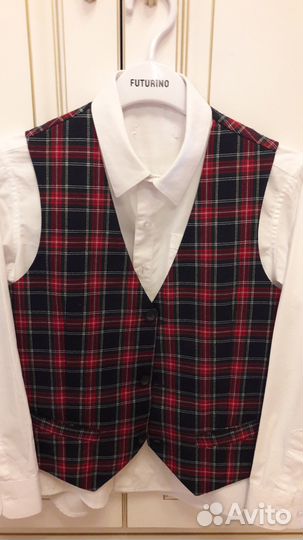 Жилетка для мальчика 134-64-60 на 8-9лет