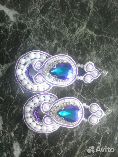 Серьги ручной работы