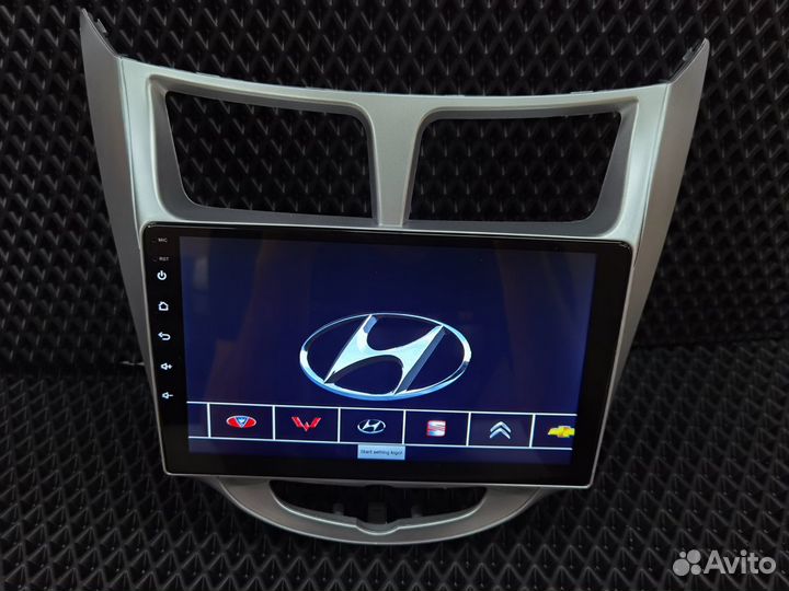 Магнитола Hyundai Solaris Android IPS экран новая