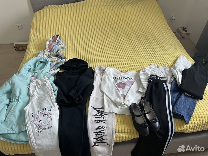 Вещи пакетом на девочку рост 128 134