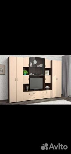 Стенка в гостиную, б/у