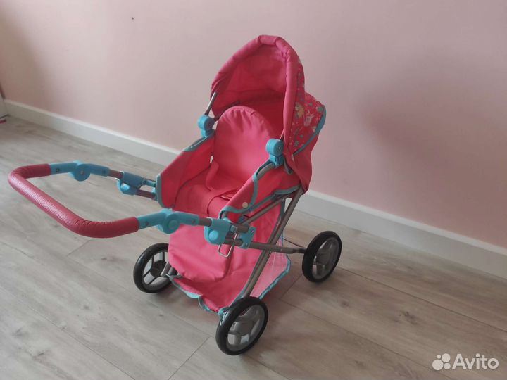 Коляска кукольная demi star 3 в 1