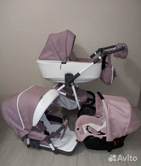 Коляска 3в1 adamex
