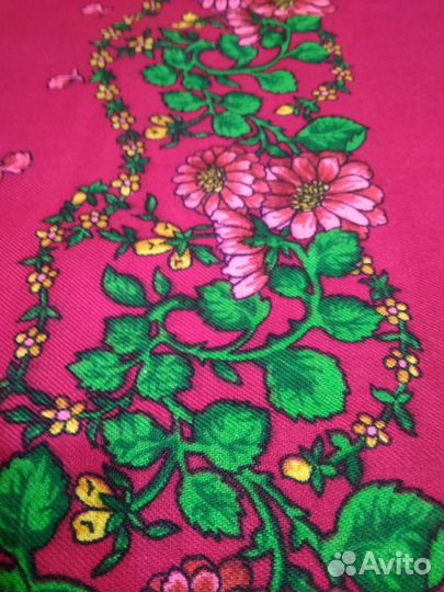 Платок Павлопосадский.Шерсть