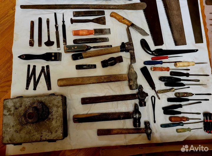 Инструменты СССР ключи напильники топор и прочее
